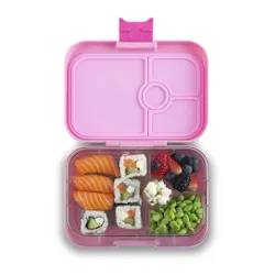 Średnia śniadaniówka / lunchbox Yumbox Panino - power pink/rainbow tray