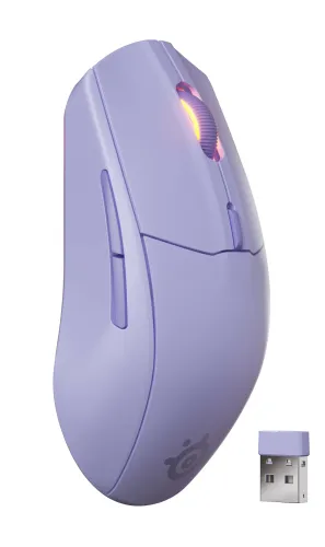 Myszka gamingowa SteelSeries Rival 3 Wireless Gen 2 Lawendowy