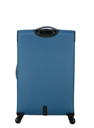 Большой расширяемый чемодан American Tourister Pulsonic-coronet blue