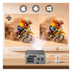 Projektor ZENWIRE PrimeView G60 Full HD (1920 x 1080), 1300 ANSI lumen, Wi-Fi, Bluetooth