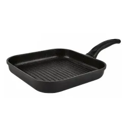 Patelnia grillowa granitowa PAN GRANDE GRAFITOWA 26 x 26 cm