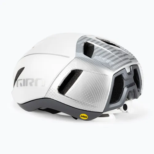 Kask rowerowy Giro Vanquish Integrated Mips matte white/silver/vivid road onyx