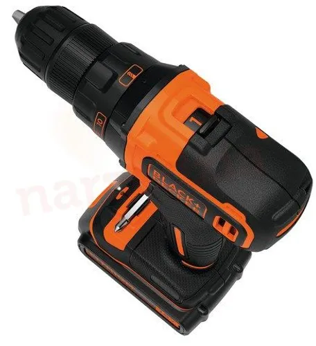 Akülü Matkap Black &amp; Decker BDCDD186KB 18 V 2x1.5 Ah pil