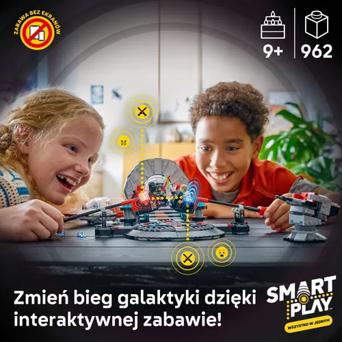 LEGO 75427 Star Wars SMART Play Pojedynek w sali tronowej i A-Wing