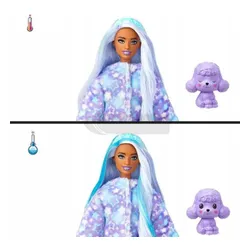 BARBIE CUTIE REVEAL LALKA PRZEBRANIU PIESKA pudelka HKR05