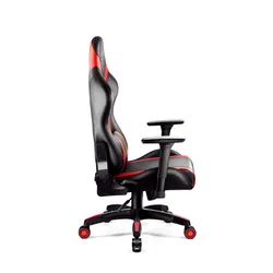 Fotel Diablo Chairs X-Horn 2.0 Normal Size Gamingowy do 160kg Skóra ECO Czarno-czerwony