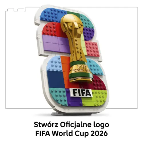 LEGO 43032 Editions Football Oficjalne logo FIFA World Cup 2026