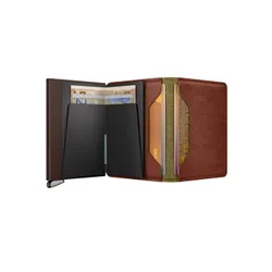 Secrid Premium Slimwallet + кожаный RFID-кошелек Basco - виски