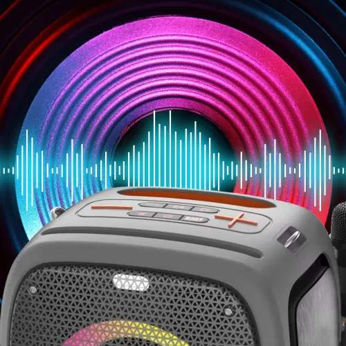 Power Audio Manta SPK340 ARES 100W Bluetooth Mikrofon Karaoke Czarny