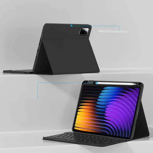 Etui na Xiaomi Pad 7/7 Pro TECH-PROTECT Sc Pen Czarny Klawiatura