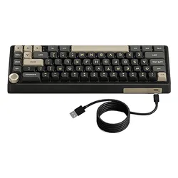 Klawiatura ROYAL KLUDGE R65 RGB Chartreuse Switch Czarno-brązowy