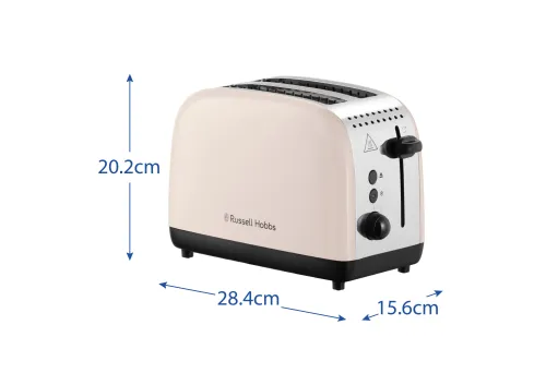 Toster Russell Hobbs Colours Plus Jasmine 26930-56 Rozmrażanie 1670W