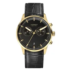 Zegarek HORNET Speedway NFC 43mm Czarno-złoty