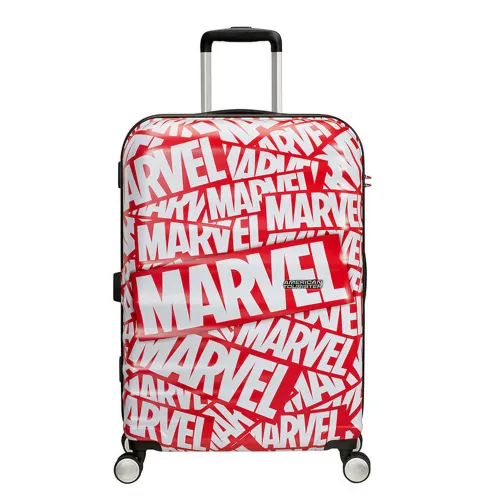 Walizka średnia American Tourister Wavebreaker Marvel - Marvel logo