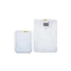 Dwa organizery na odzież Travel Blue Packing Cubes - white