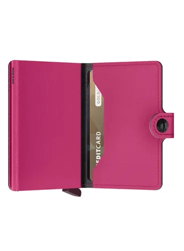 RFID Gizli Miniwallet Yard Toz Cep Cüzdanı-fuchsia