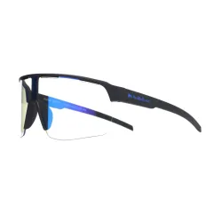 Okulary przeciwsłoneczne Red Bull SPECT Dakota Pro black/photochromic with blue mirror