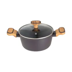 Garnek Multiclad 20Cm Z Pokrywą Bergner Bg-56036 Charcoal
