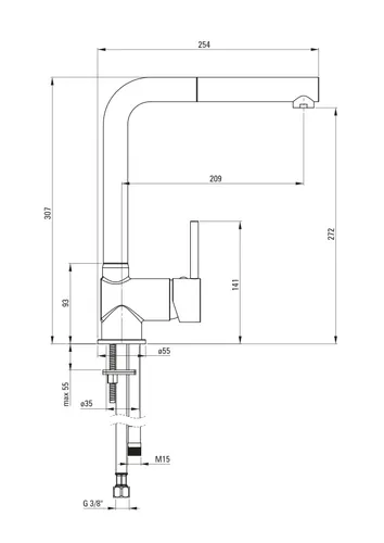 Bateria DEANTE Aster BCA N73M Nero