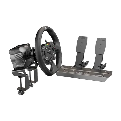 Kierownica MOZA Racing R3 RS053 do PC Xbox Zestaw gamingowy (baza R3 + kierownica ES + pedały SRP-Lite + zaciski)