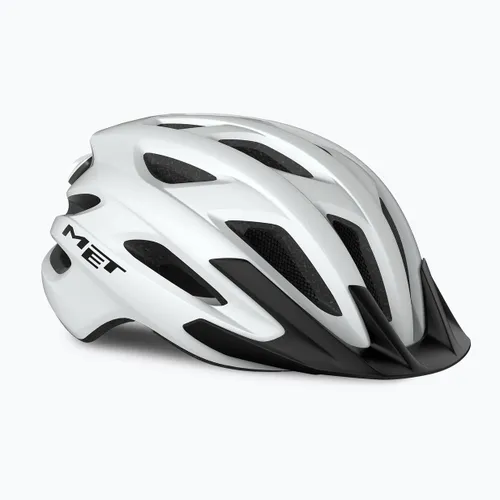 Kask rowerowy MET Crossover white matt