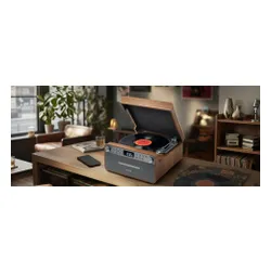 Gramofon MUSE MT-118AT Bluetooth USB Drewno