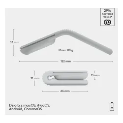 Myszka Logitech Mobi Fold Biały