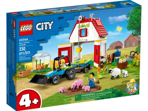 Конструктор Lego 60346 City - Ферма и амбар с животными