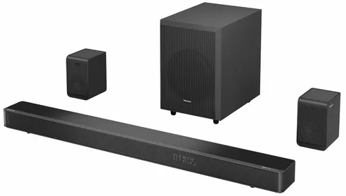 Soundbar HISENSE AX5120G Czarny 5.1.2-kanałowy, Bezprzewodowy Subwoofer,HDMI eARC,Dolby Atmos,DTS:X,HD Master