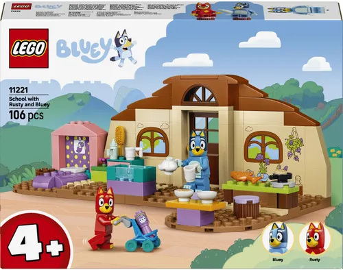 LEGO 11221 Bluey Szkoła z Ryżykiem i Blue