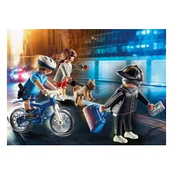 PLAYMOBIL City Action 70573 Policyjny rower Śledzenie kieszonkowego złodzieja