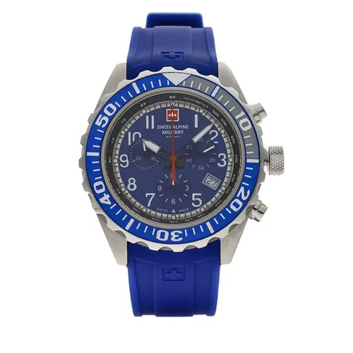 Часы Swiss Alpine Military 7076.9835 Blue / Silver / Blue