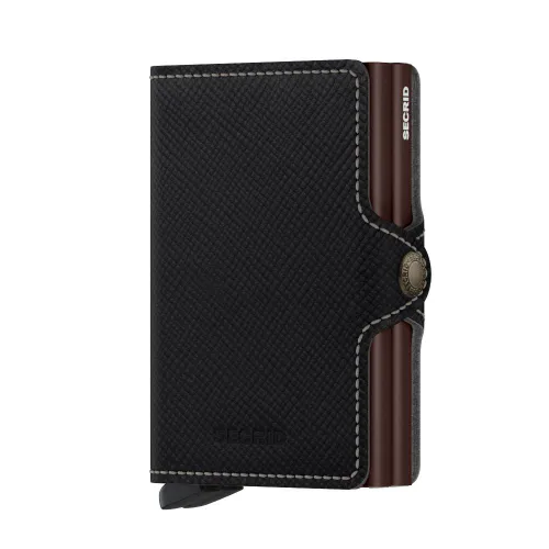 RFID Cep Cüzdanı Twinwallet Secrid Saffiano-brown