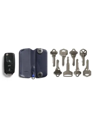 Skórzane etui na klucze Bellroy Key Cover Plus (third edition) - navy