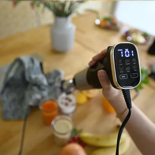 Blender Kohersen Stainless Steel Smart 1200W Rozdrabniacz Końcówka do ubijania