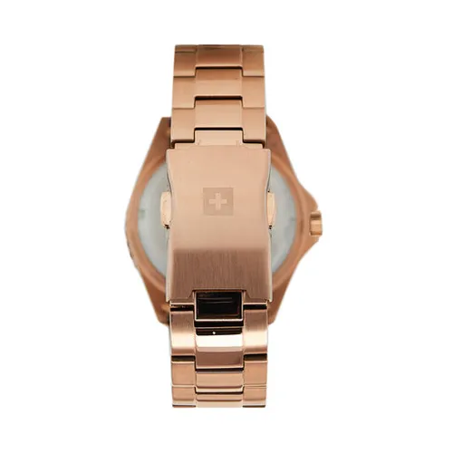 İsviçre Alpine Askeri Saati 7052.1164 Black / Rose Gold / Rose Gold