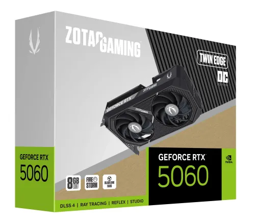 Karta graficzna Zotac Gaming GeForce RTX 5060 Twin Edge OC 8GB GDDR7 128bit DLSS 4