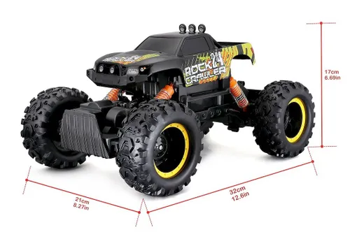 Samochód zdalnie sterowany MAISTO TECH Off-Road Rock Crawler 82746BK