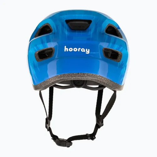 Kask rowerowy dziecięcy MET Hooray blue monster glossy