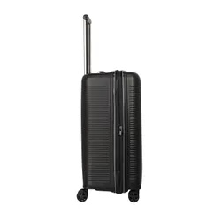 Walizka średnia poszerzana Travelite Roomer Trunk - black