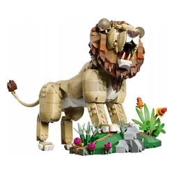 LEGO Creator 3w1 31386 Dzikie zwierzęta: Dumny lew, zestaw klocków 9+