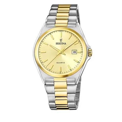 Festina Classic F20554-3 Gümüş / Altın Saatler