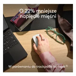 Myszka Logitech Mobi Fold Biały
