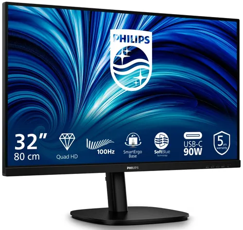 Monitor PHILIPS 32B2U3601 31.5" 2560x1440px IPS 100Hz 4 ms [GTG]