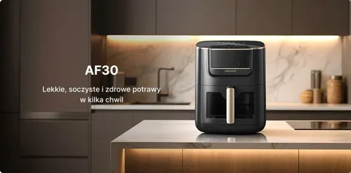 Air Fryer Frytkownica beztłuszczowa DREAME AF30 Czarny 7l z okienkiem do obserwacji postępów gotowania
