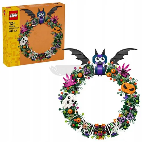 LEGO 40825 Icons: Венок на Хэллоуин, набор кубиков 12+