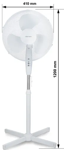Wentylator MILLA HOME MFN105 Biały