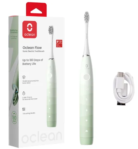 Szczoteczka soniczna OCLEAN Flow Zielony