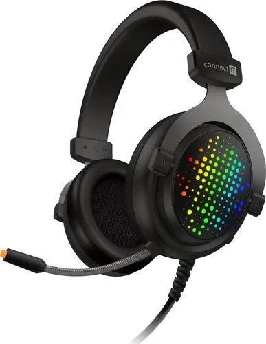 Connect IT EVOGEAR RGB Siyah Kulaklıklar (CHP-7000-BK)