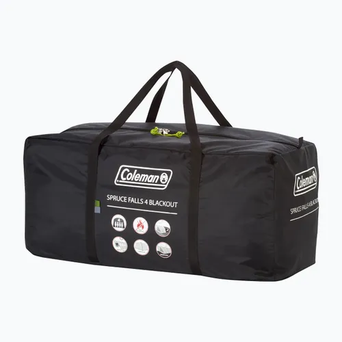 Namiot kempingowy 4-osobowy Coleman Spruce Falls 4 Blackout green